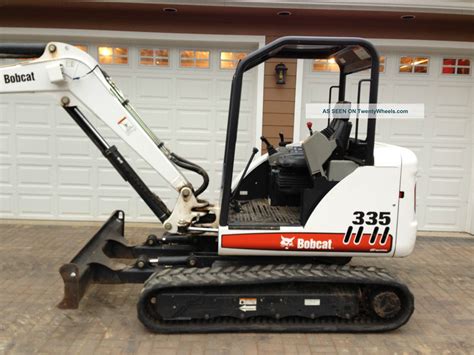 2007 bobcat 335 mini excavator for sale|mini excavator lift capacity.